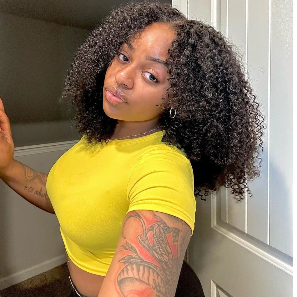Corina Glueless Lace Wigs Kinky Curly