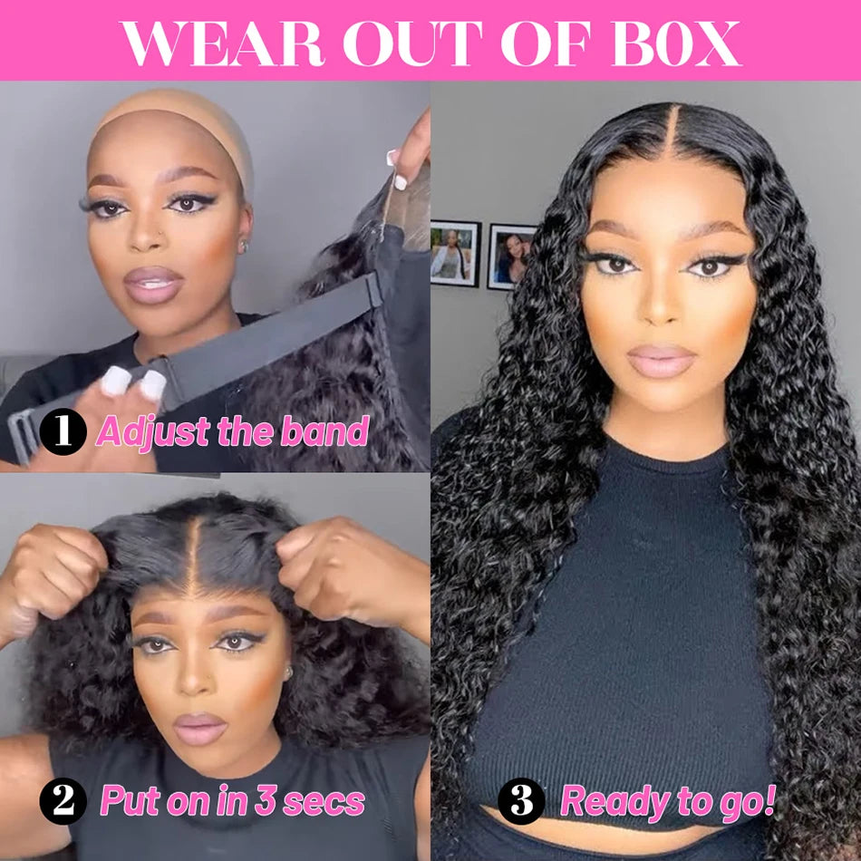 Corina Glueless Lace Wigs Kinky Curly