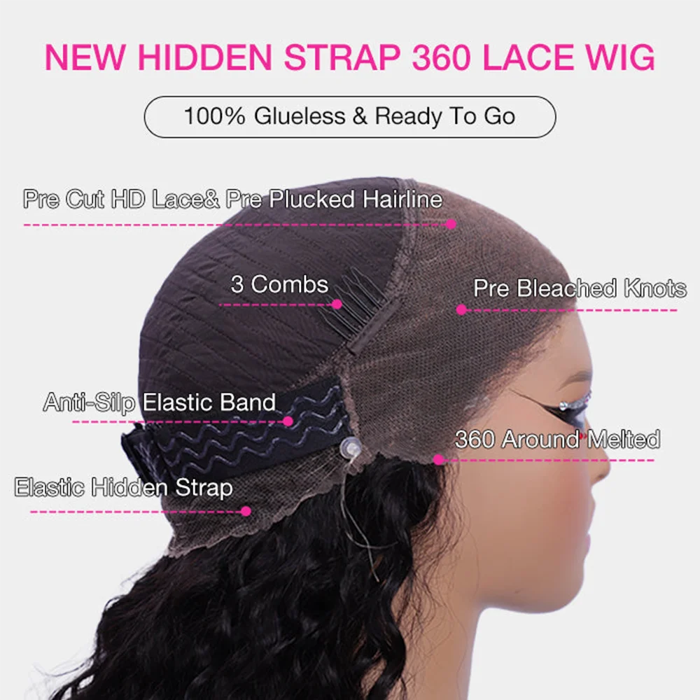 Aisha
Kinky Curly Deep Human Hair Wig glueless