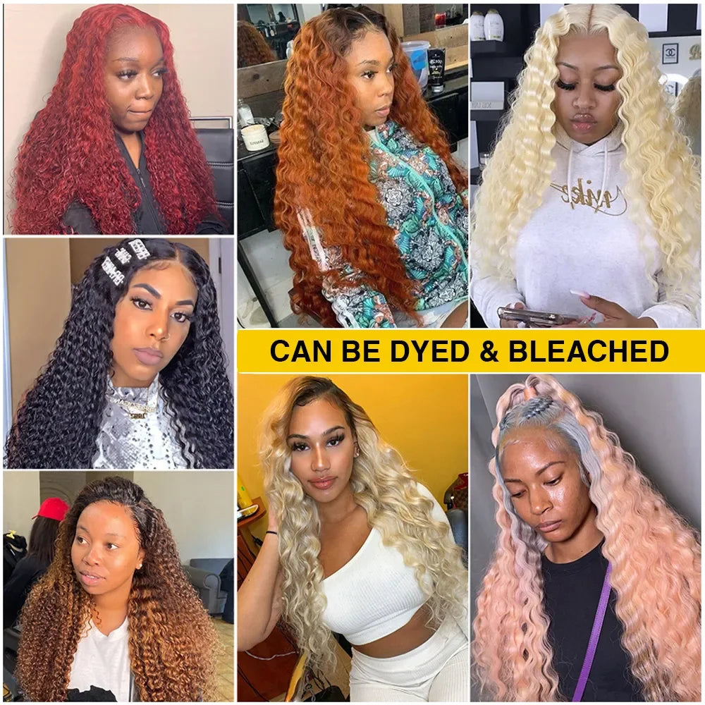 Aisha
Kinky Curly Deep Human Hair Wig glueless