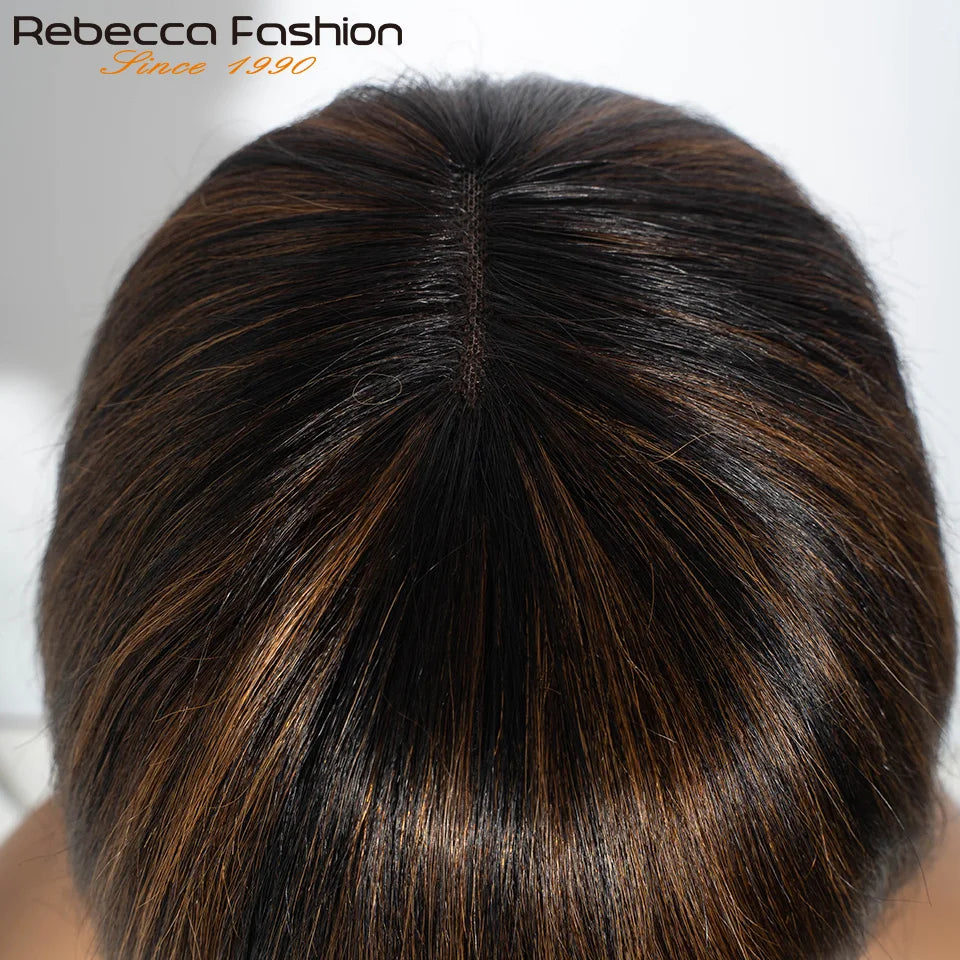 Blanca Straight Bob Lace Wig With Bangs