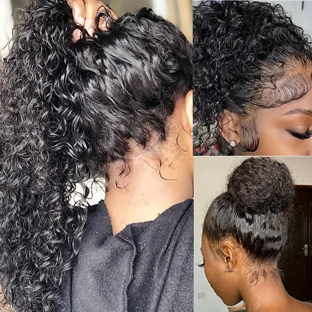 Aisha
Kinky Curly Deep Human Hair Wig glueless