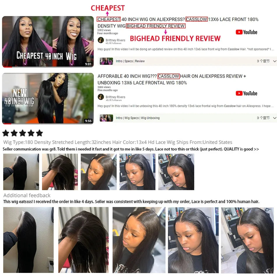 Selene Bone Straight Lace Front Wig